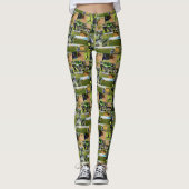 Golf Photo Collage Leggings (Voorkant)