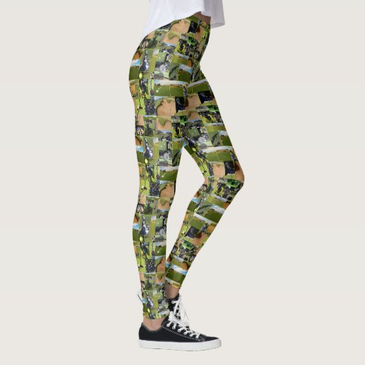 Golf Photo Collage Leggings (Rechts)