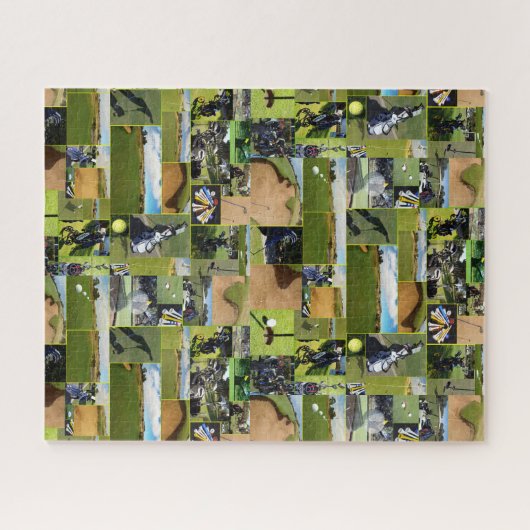 Golf Photo Collage Legpuzzel (Horizontaal)