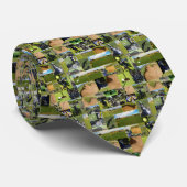 Golf Photo Collage Stropdas (Opgerold)