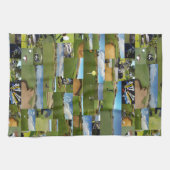 Golf Photo Collage, Tea Towel Theedoek (Horizontaal)
