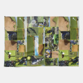 Golf Photo Collage Theedoek (Horizontaal)