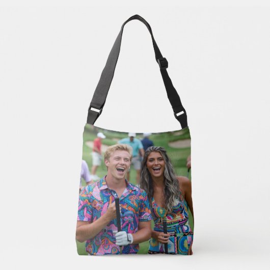 Golf Photo Customize Personalize Crossbody Tas (Voorkant)