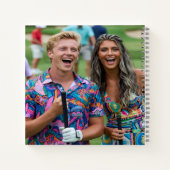 Golf Photo Customize Personalize Notitieboek (Achterkant)