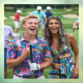 Golf Photo Customize Personalize Raamsticker (Vel 3)