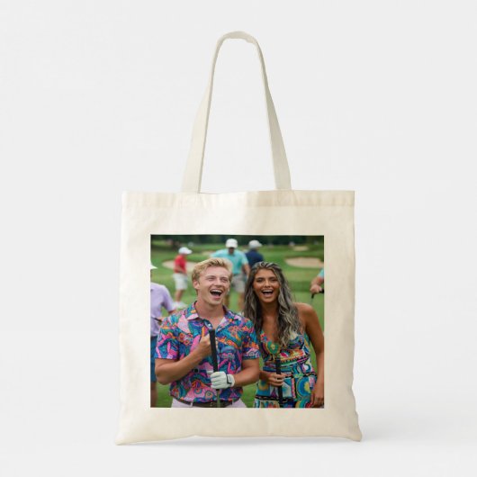 Golf Photo Customize Personalize Tote Bag (Achterkant)