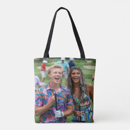 Golf Photo Customize Personalize Tote Bag (Achterkant)