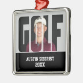 Golf Photo Keepomwille Metalen Ornament (Links)