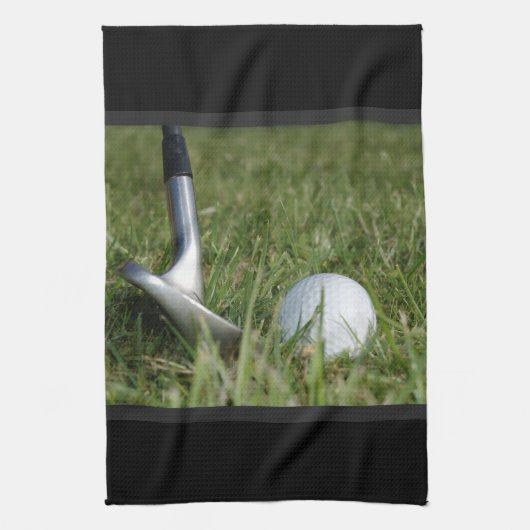 Golf Photo Kitchen Towel Theedoek (Verticaal)