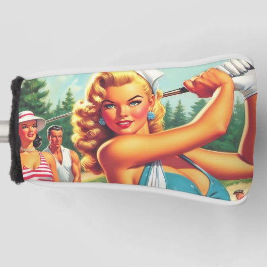  Golf Pin-up Golfheadcover (Voorkant)
