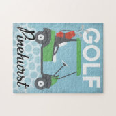 Golf Pinehurst - Retro Vintage Travel Legpuzzel (Horizontaal)