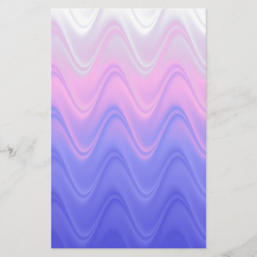 Golf Pink Paars Abstract Briefpapier (Voorkant)