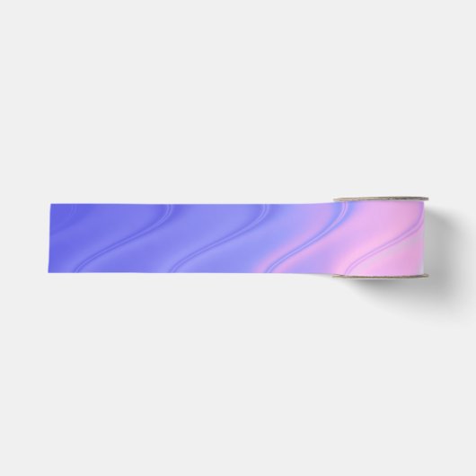 Golf Pink Paars Abstract Grosgrain Lint (Voorkant)