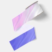 Golf Pink Paars Abstract Grosgrain Lint (Achterkant)