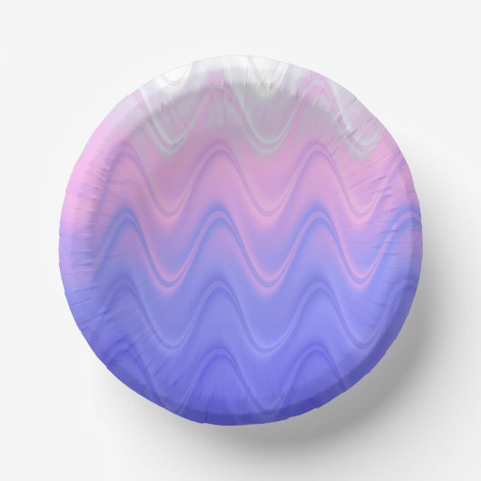 Golf Pink Paars Abstract Papieren Kommen (Voorkant)