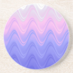 Golf Pink Paarse Abstract Zandsteen Onderzetter