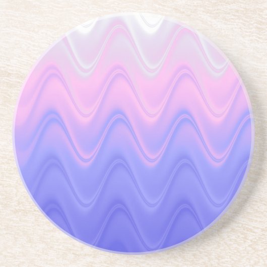 Golf Pink Paarse Abstract Zandsteen Onderzetter (Voorkant)