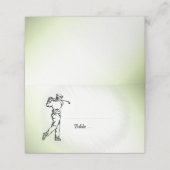 Golf Place Cards Plaatskaartje (Buitenkant ongevouwen)