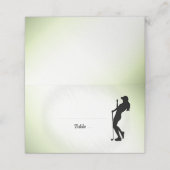 Golf Place Cards Plaatskaartje (Buitenkant ongevouwen)