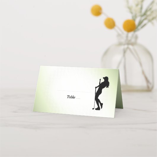 Golf Place Cards Plaatskaartje (Voorkant)