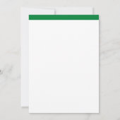 Golf platte notitiekaart (Achterkant)