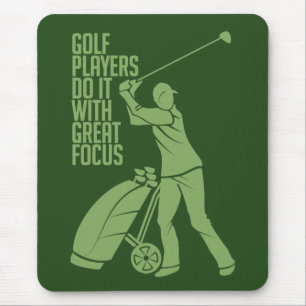 GOLF PLAYER aangepast mousepad Muismat