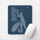 GOLF PLAYER aangepast mousepad Muismat (Met muis)