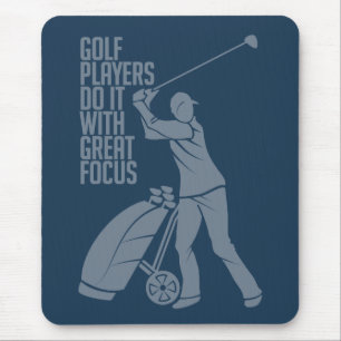 GOLF PLAYER aangepast mousepad Muismat