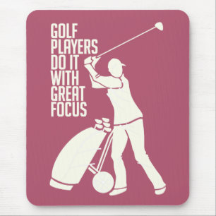 GOLF PLAYER aangepast mousepad Muismat
