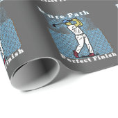 golf player cadeaupapier (Rol Hoek)