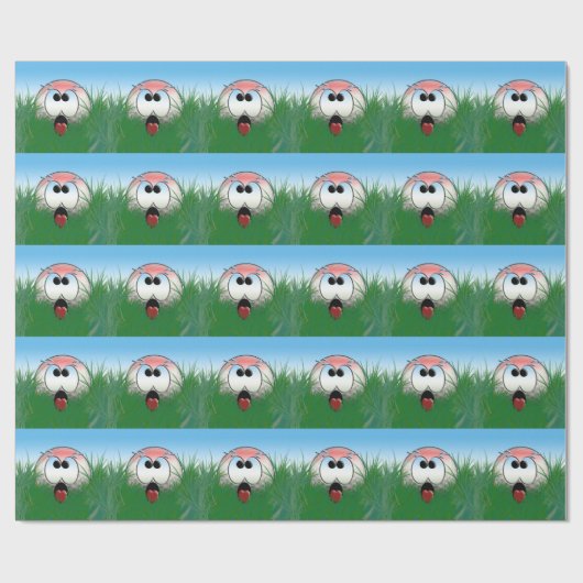 Golf Player Golf Theme Idea Funny Humor Humoureus Cadeaupapier (Vlak)
