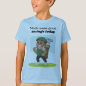 Golf Player maakte een aantal geweldige zwemmen bl T-shirt (Voorkant)