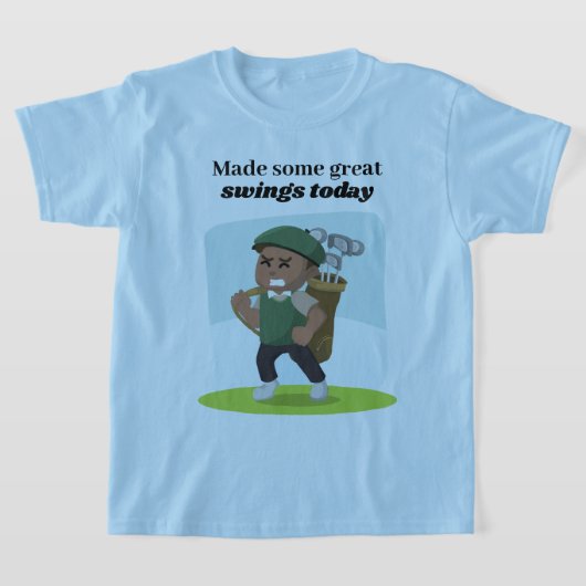 Golf Player maakte een aantal geweldige zwemmen bl T-shirt (Laagn)