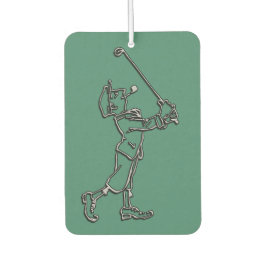 Golf Player-overzichtsontwerp ~ bewerkbare achterg Luchtverfrisser