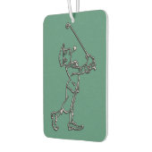Golf Player-overzichtsontwerp ~ bewerkbare achterg Luchtverfrisser (Links)