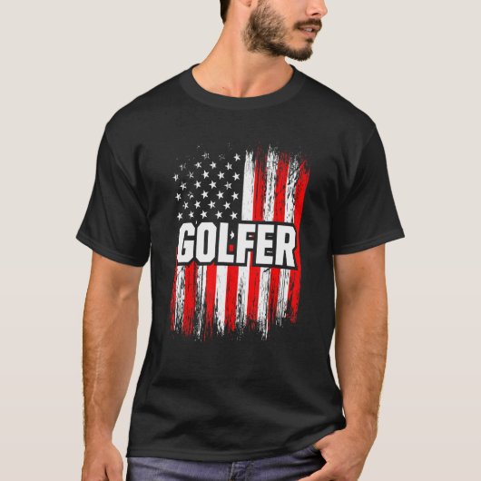 Golf Player Pride Golfer Golfing 5 T-shirt (Voorkant)