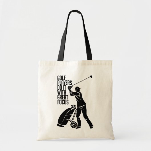 GOLF PLAYER-tas - kies stijl en kleur Tote Bag (Voorkant)