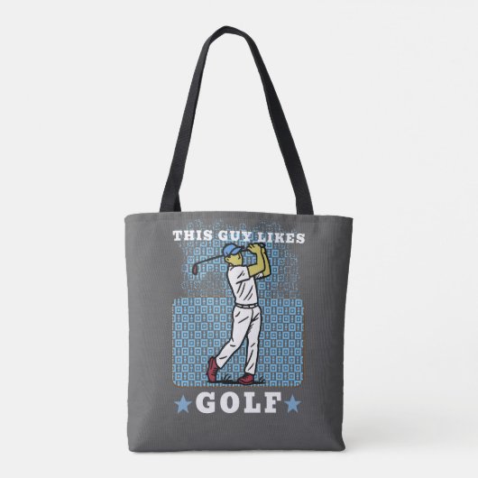 golf player tote bag (Achterkant)