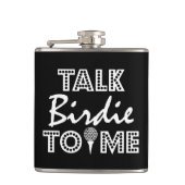 Golf Player: Vertel me Birdie Heupfles (Voorkant)