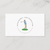 Golf Player - Visitekaartje Instructor (Voorkant)