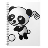 Golf Plays Panda Notitieboek (Voorkant)