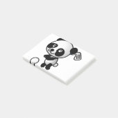 Golf Plays Panda Post-it® Notes (Schuin)