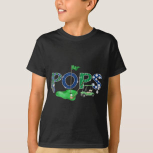 Golf pops hole in one golf 1e verjaardag jongensfe t-shirt