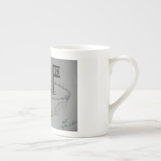 GOLF PORSELEIN KOP (Rechts)