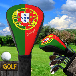 Golf Portugal en Portugese vlag/Golf Clubs Hoesjes Golfheadcover