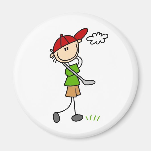 Golf Pose Magneet (Voorkant)