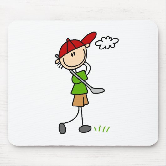 Golf Pose Muismat (Voorkant)