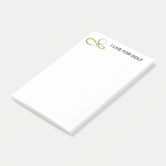 Golf Post merkt op Post-it® Notes (Schuin)