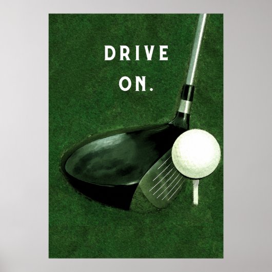 Golf Poster (Voorkant)