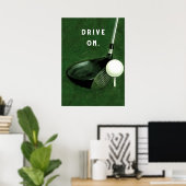 Golf Poster (Thuiskantoor)